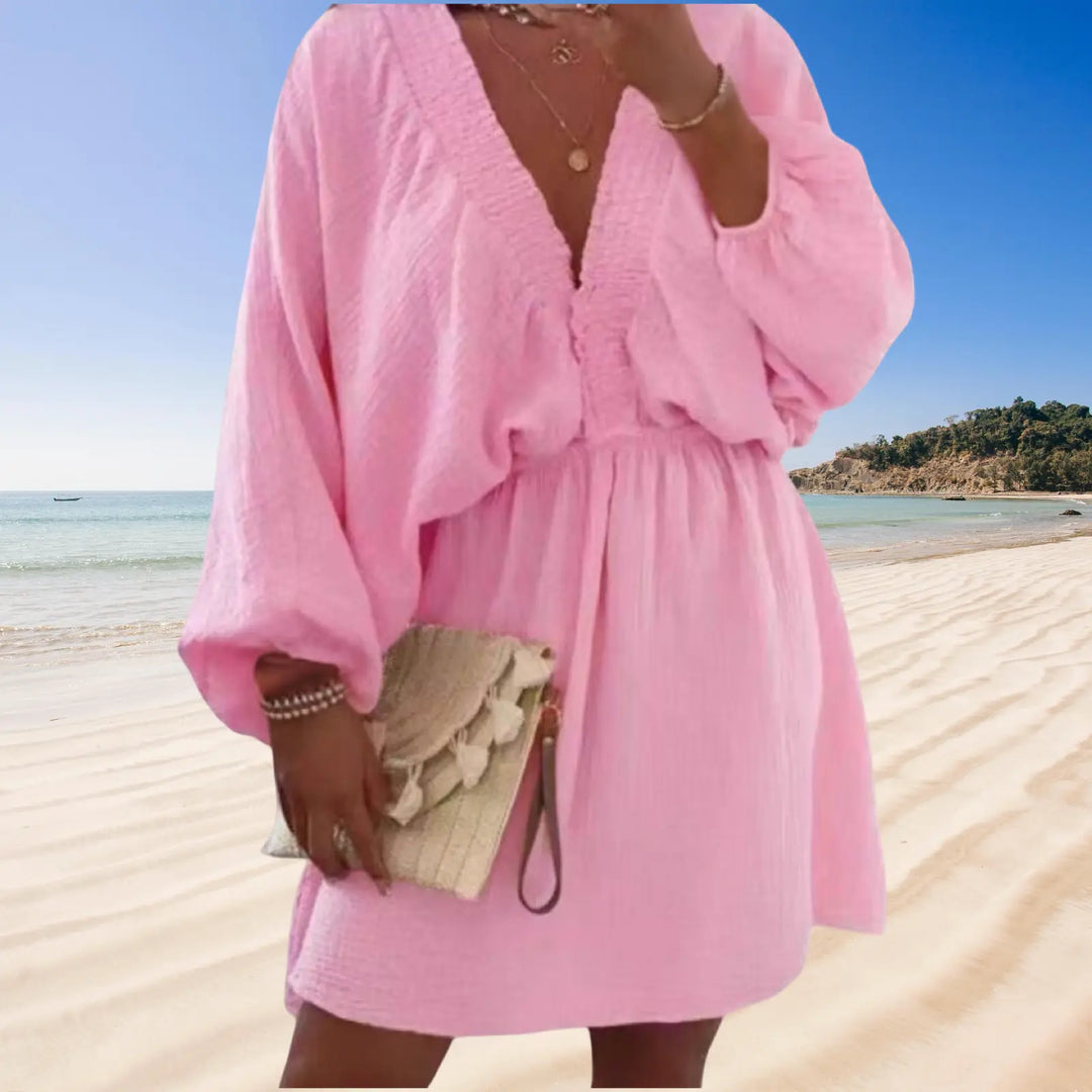 GOLDEN HOUR DRESS PINK