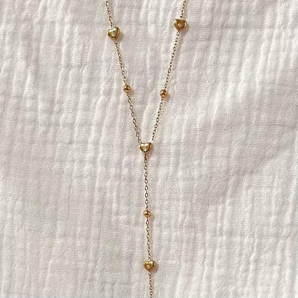 AMOUR Y GOLD NECKLACE