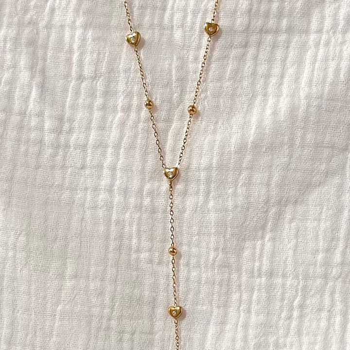 AMOUR Y GOLD NECKLACE