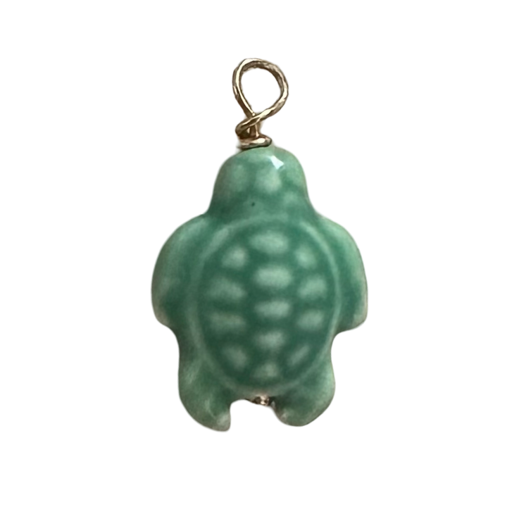 ANIMAL TURTLE RED PORCELAIN MEDIUM