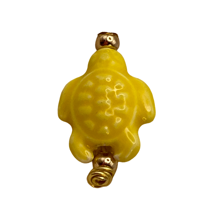 ANIMAL TURTLE RED PORCELAIN MEDIUM
