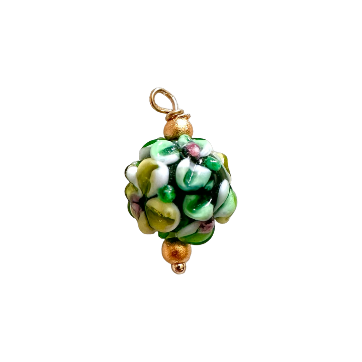 BEAD FLOWER PEARL GLASS SMALL