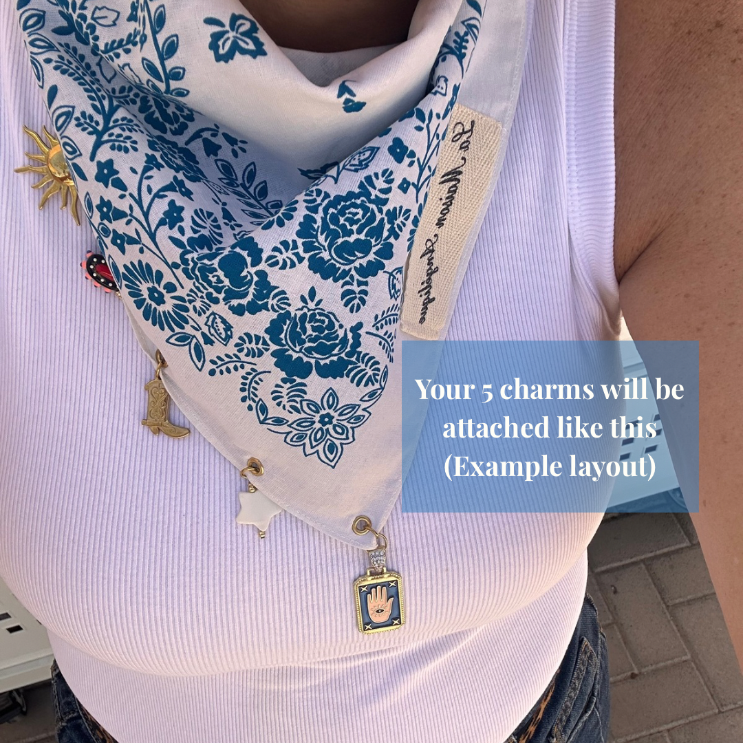 Charm Bandana Dubai | Personalized Neckerchief with Charms