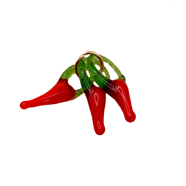 VEGETABLE CHILIS RED GLASS SMALL