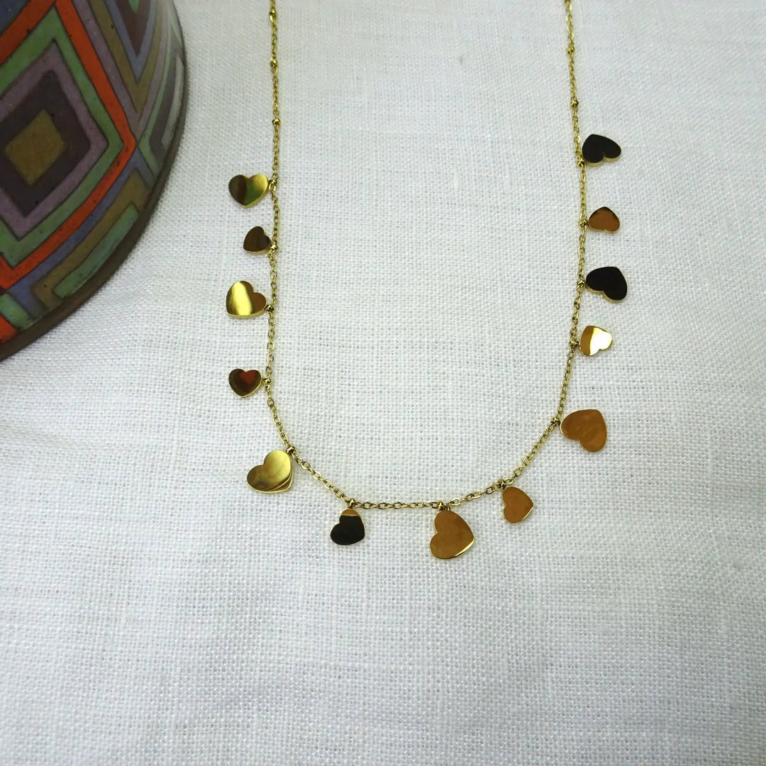 Coco Heart Necklace – Gold & Silver | La Maison Angélique – La Maison ...
