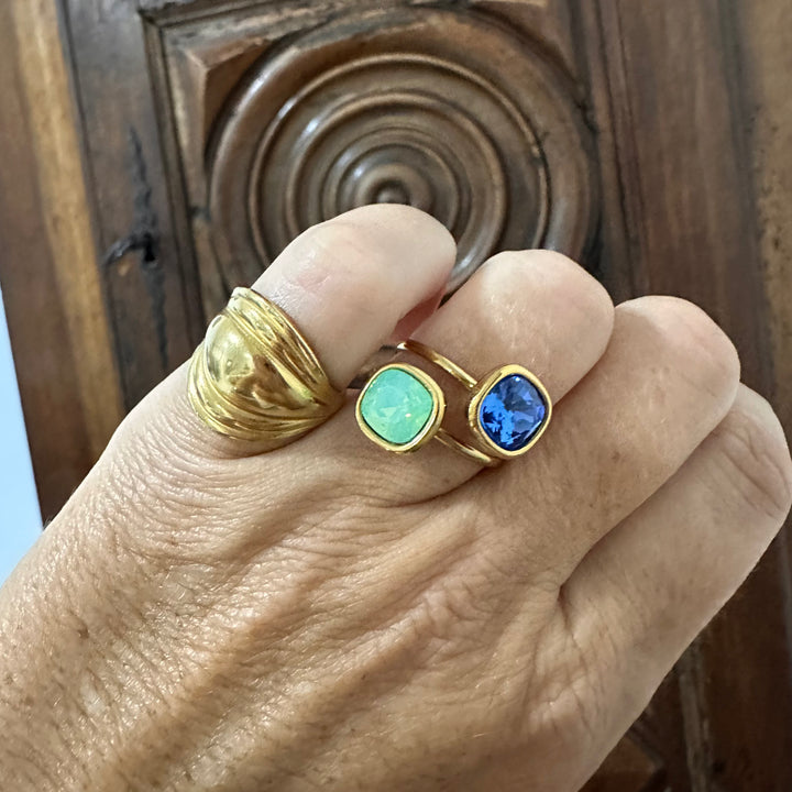 JOLIE CRYSTAL AJUSTABLE RING