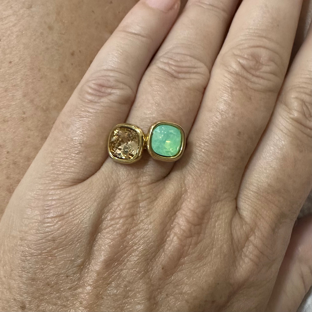 JOLIE CRYSTAL AJUSTABLE RING