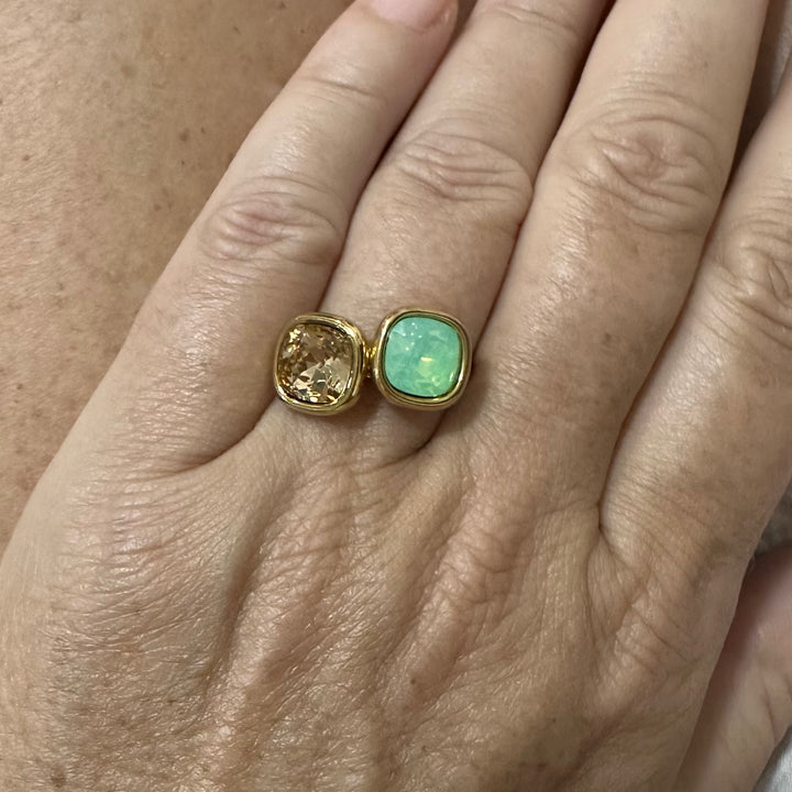 JOLIE CRYSTAL AJUSTABLE RING