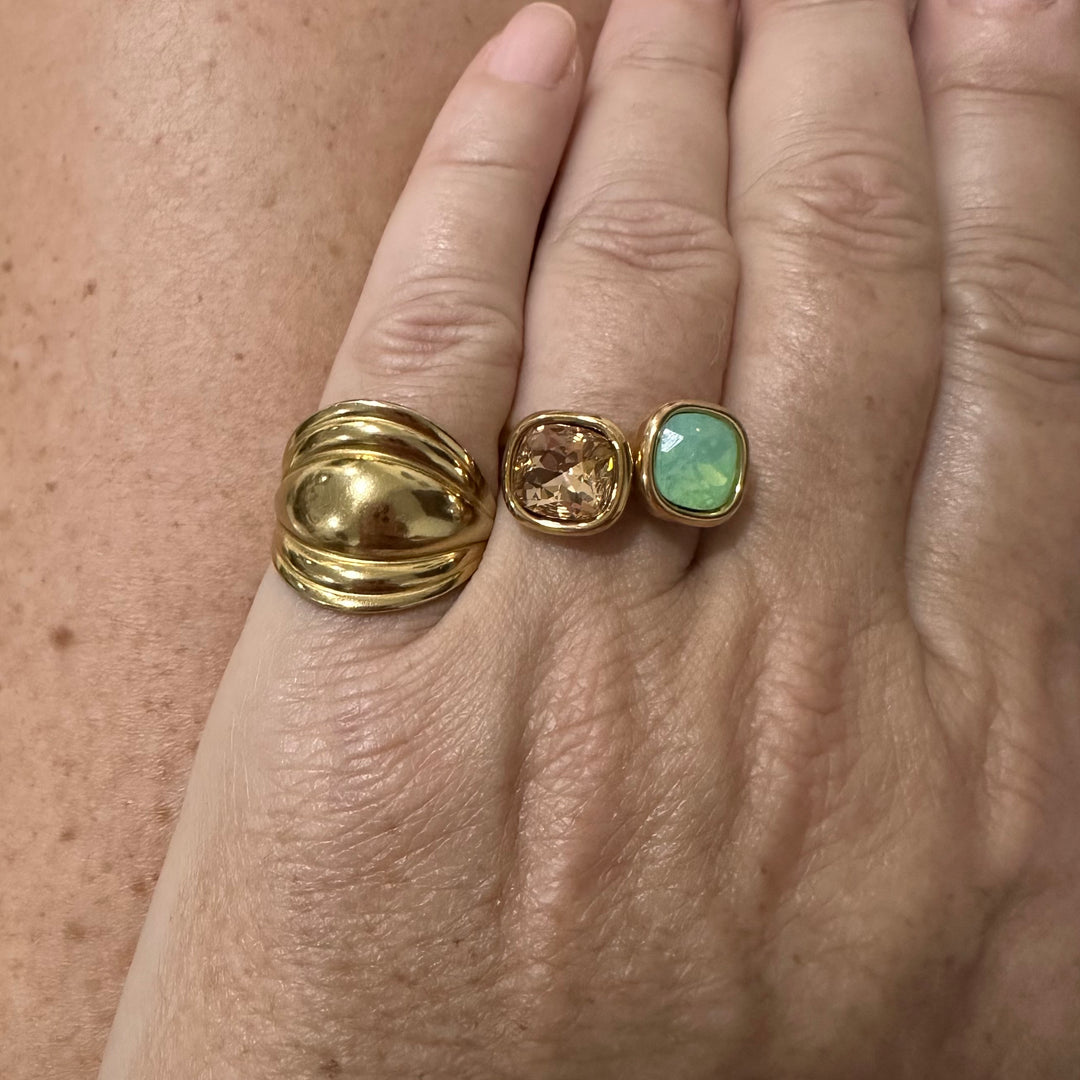 JOLIE CRYSTAL AJUSTABLE RING