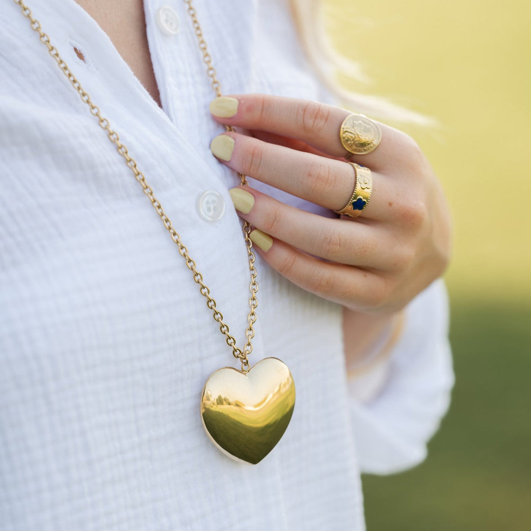 HEARTBEAT LONG NECKLACE