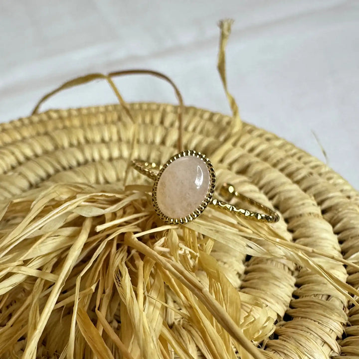KYLA PINK QUARTZ RING