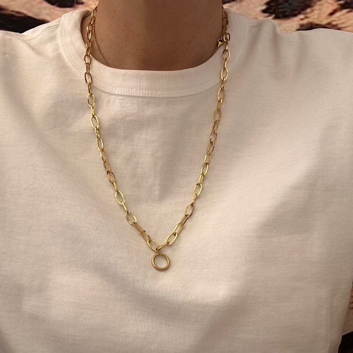 LOBSTER RE-CHARM GOLD NECKLACE