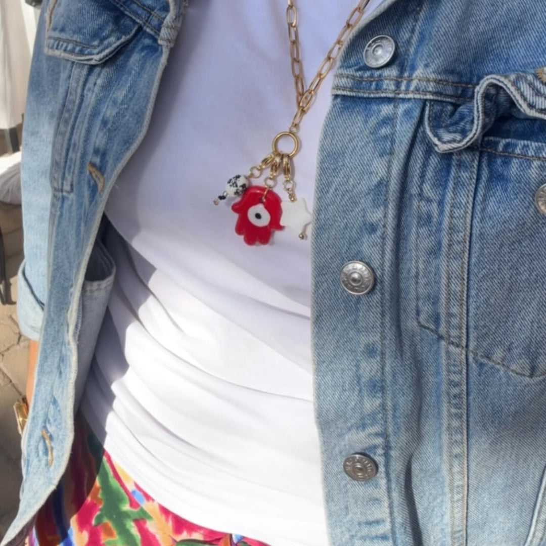 LOBSTER RE-CHARM GOLD NECKLACE