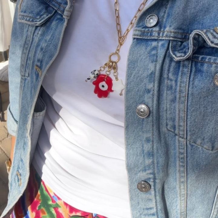 LOBSTER RE-CHARM GOLD NECKLACE