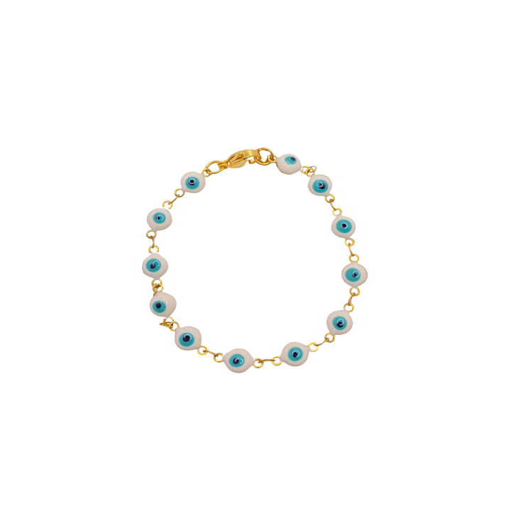LOLOTTE GOLD WHITE BRACELET