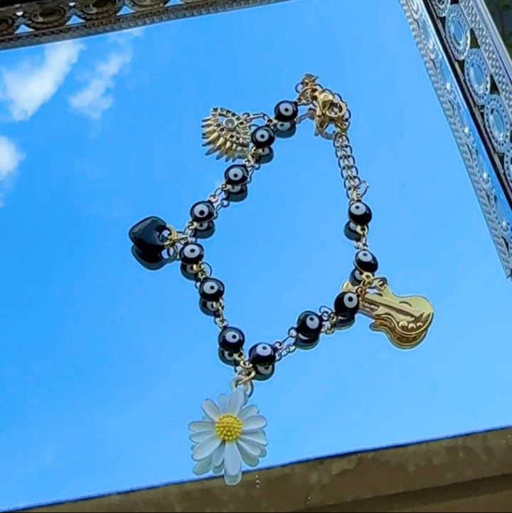 LOLOTTE GOLD BLACK BRACELET