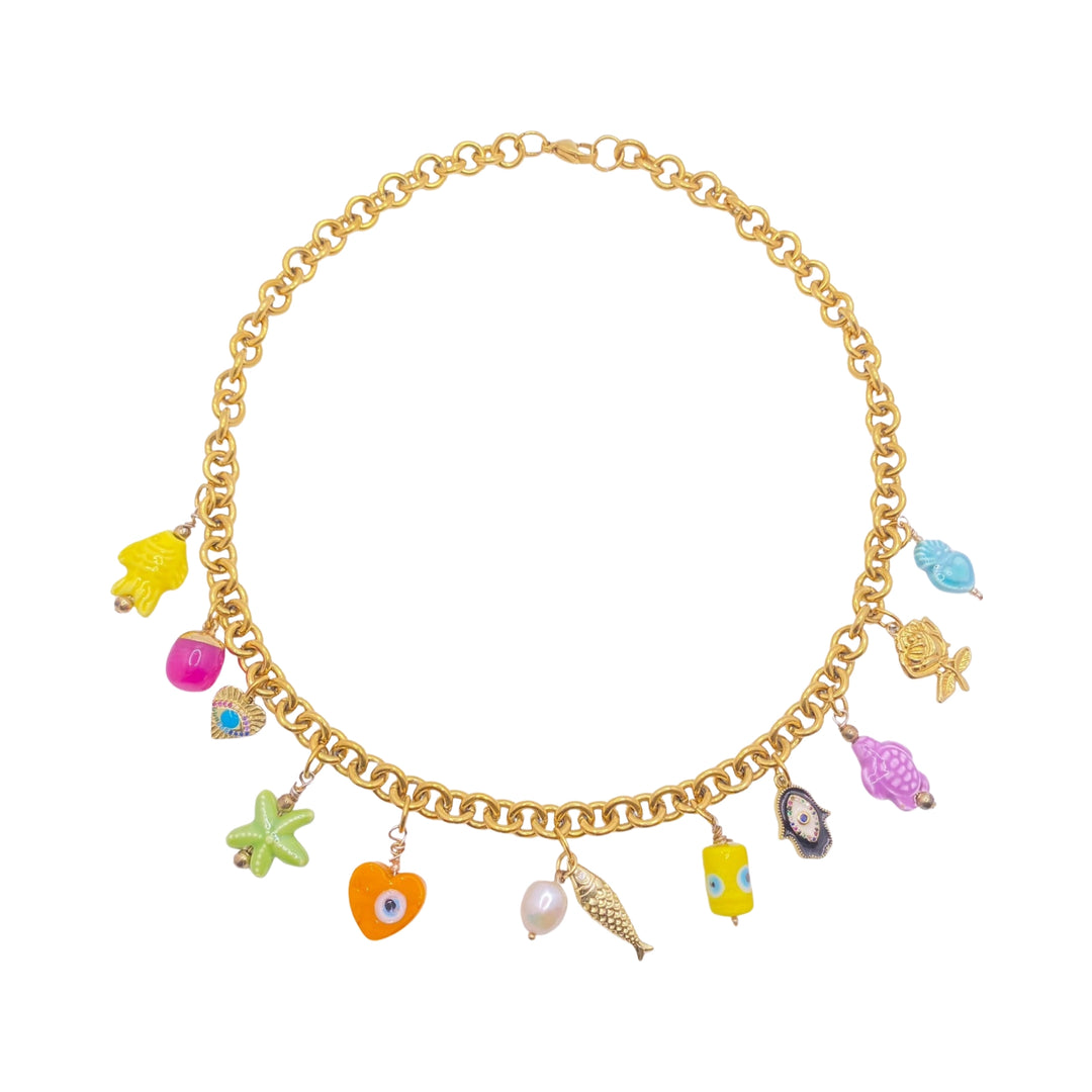 MINOUSH ARLEQUIN NECKLACE