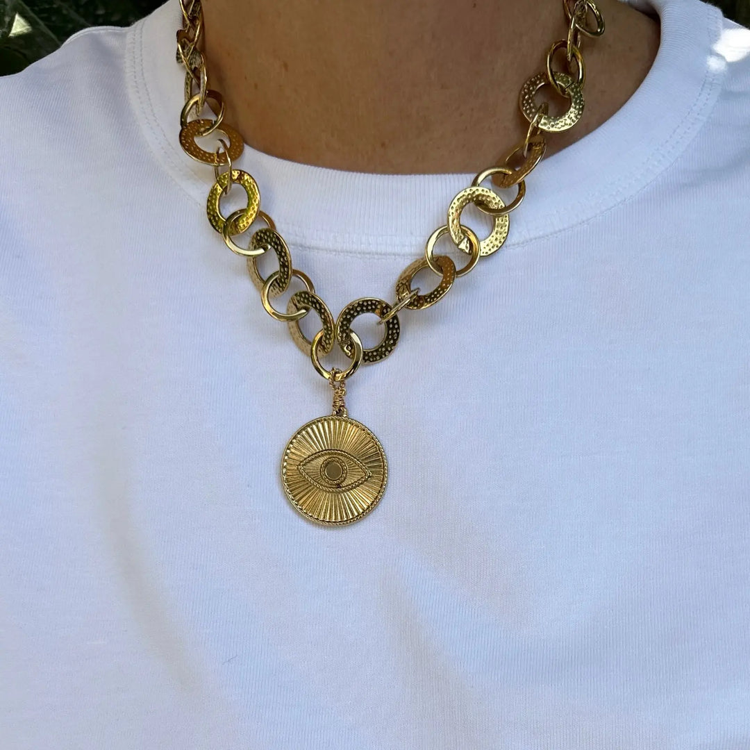 MINOUSH JUST AN EYE NECKLACE