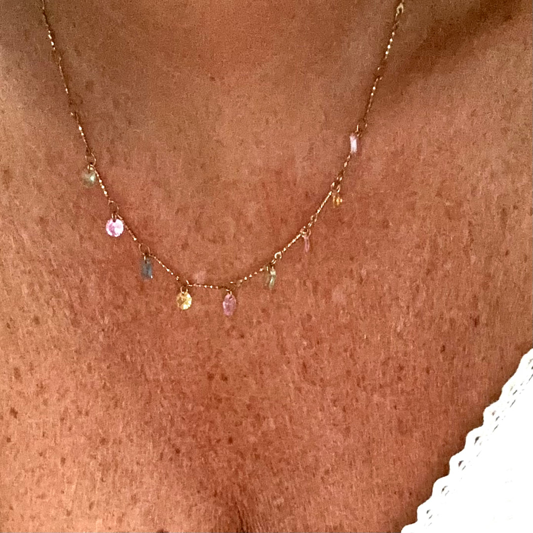 OPAL PASTEL CRYSTAL CHARM GOLD NECKLACE2-MEDIUM-NECKLACE-LA-MAISON-ANGELIQUE
