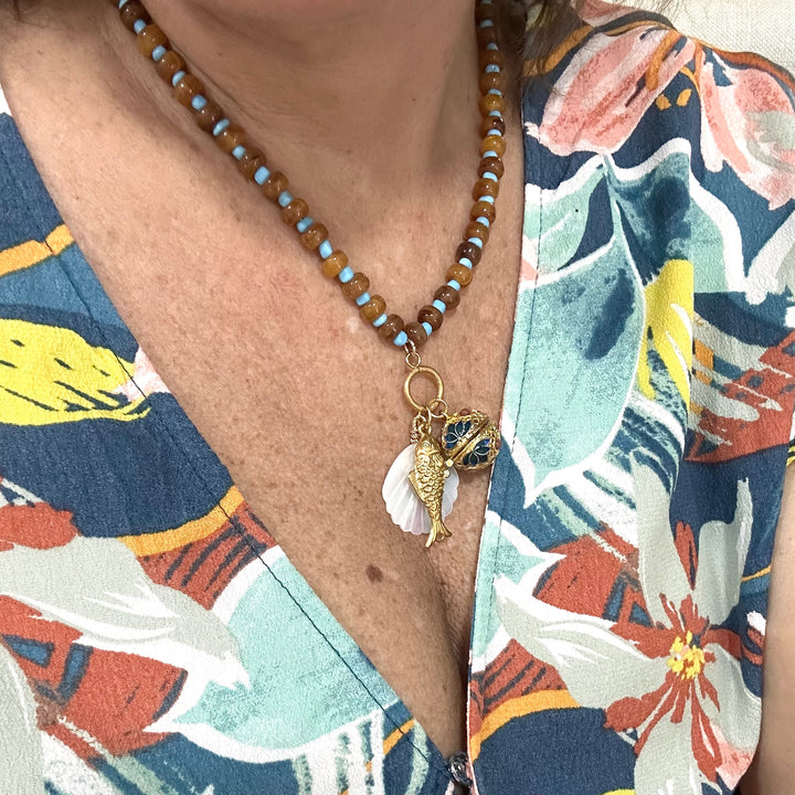SECRET TREASURE NECKLACE-INDONESIAN KEEPSAFE CHARM
