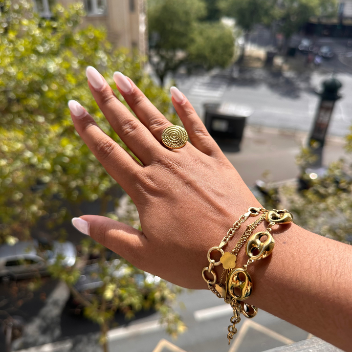 SOLARIA SPIRAL GOLDEN RING